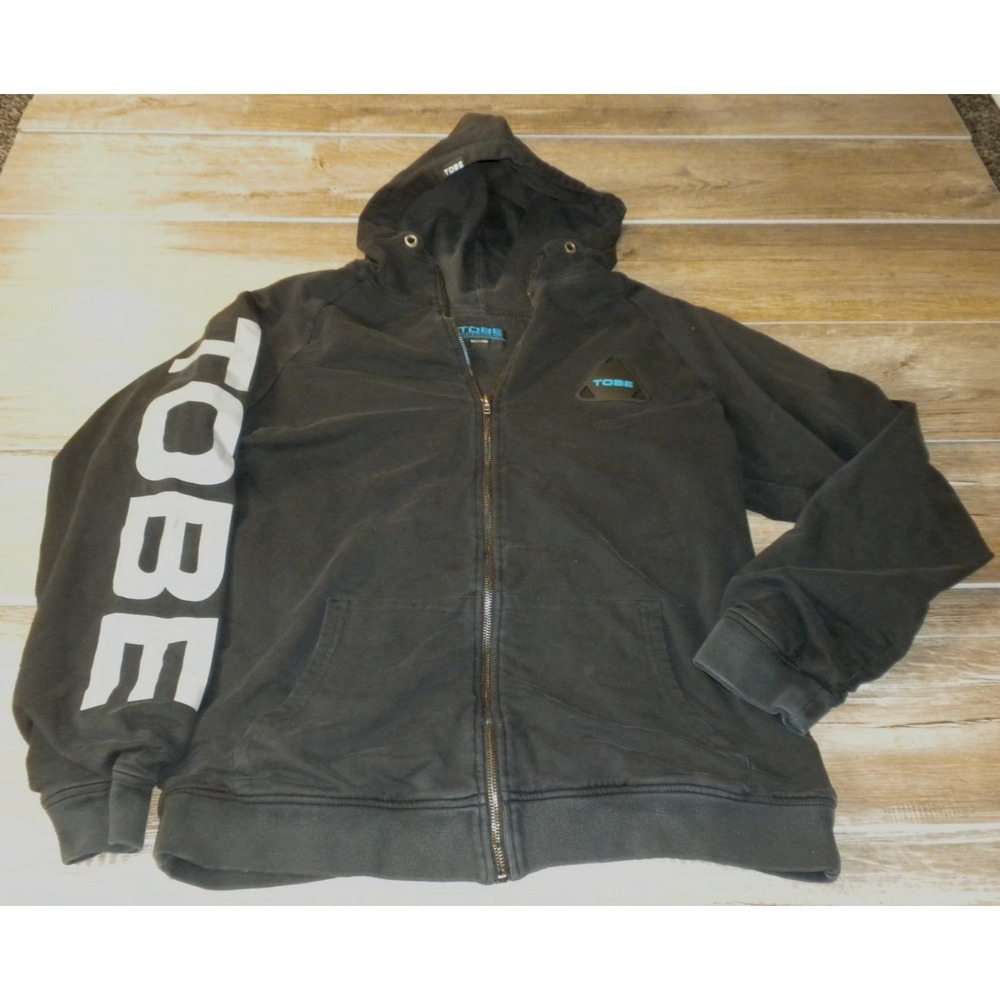 Tobe Hoodie Sweatshirt Mens XL Black Zip Up Snowmobile Outdoor Utility Slednecks